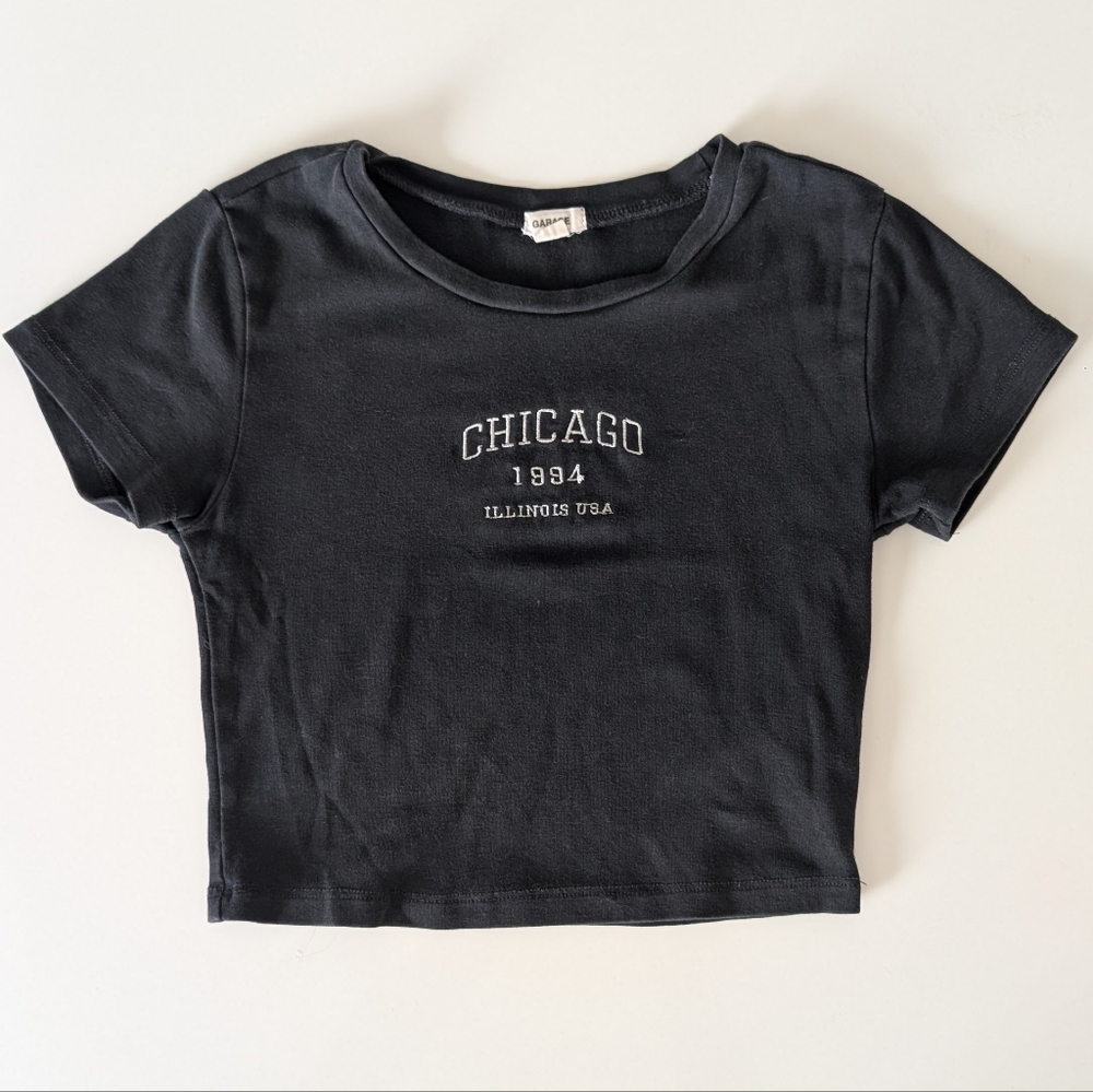 Garage Charcoal Chicago Graphic Tee